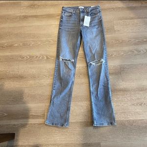 Zara high rise denim